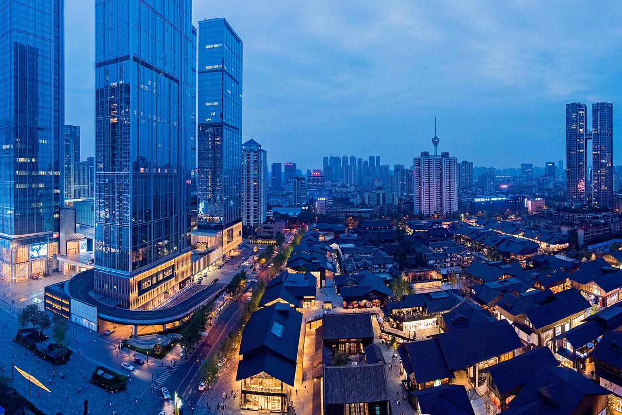 Chengdu Cloud Service Apartment Chunxi Taikoo Branch Buitenkant foto
