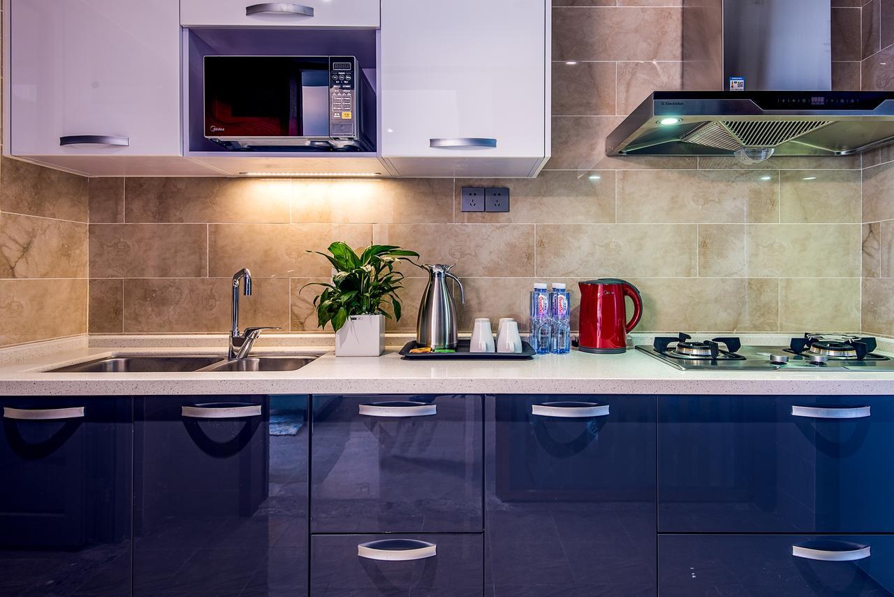 Chengdu Cloud Service Apartment Chunxi Taikoo Branch Buitenkant foto