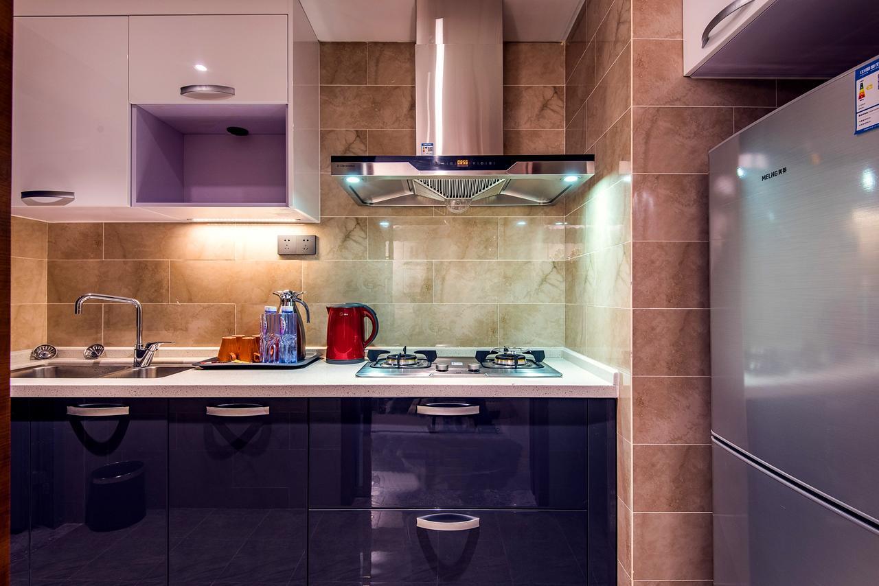 Chengdu Cloud Service Apartment Chunxi Taikoo Branch Buitenkant foto