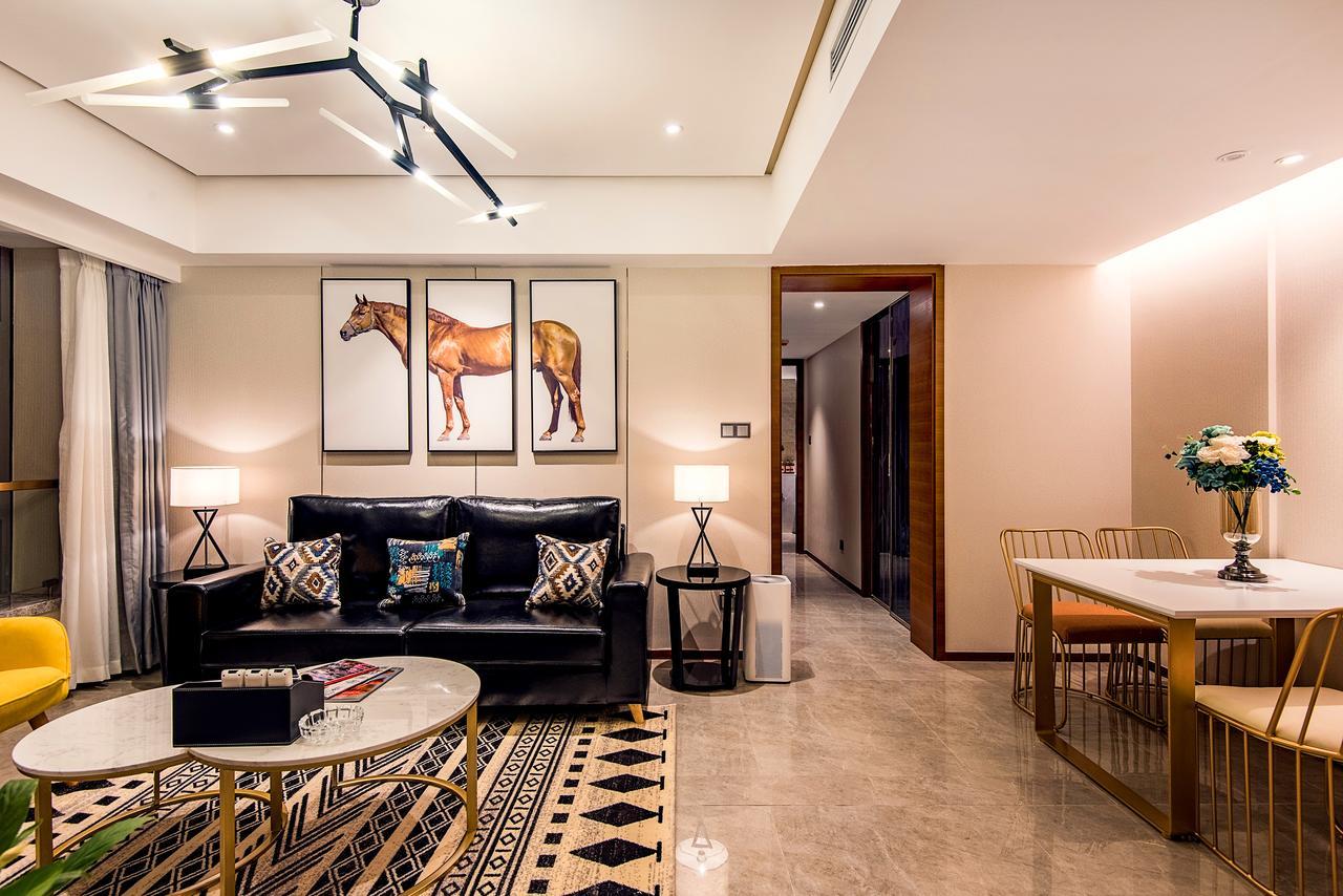 Chengdu Cloud Service Apartment Chunxi Taikoo Branch Buitenkant foto
