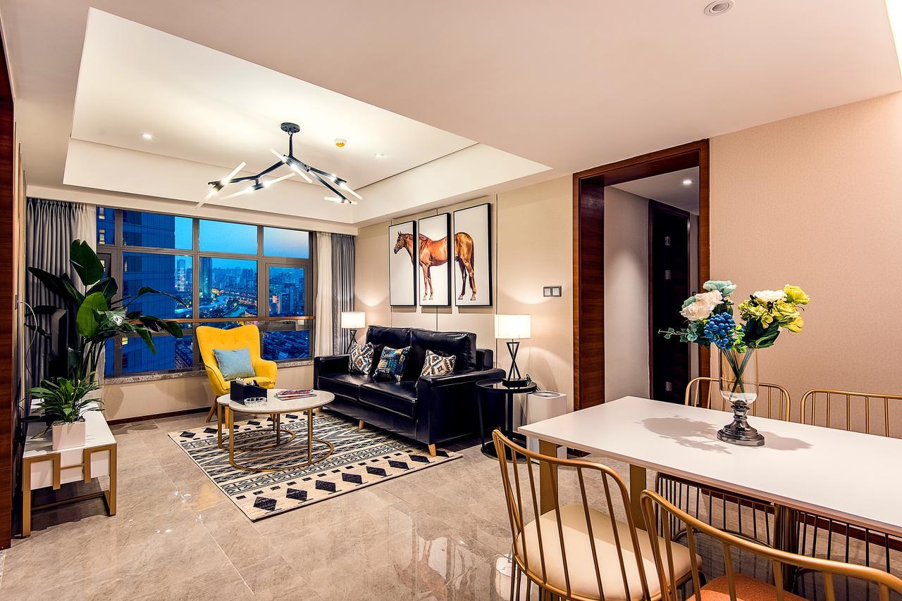 Chengdu Cloud Service Apartment Chunxi Taikoo Branch Buitenkant foto