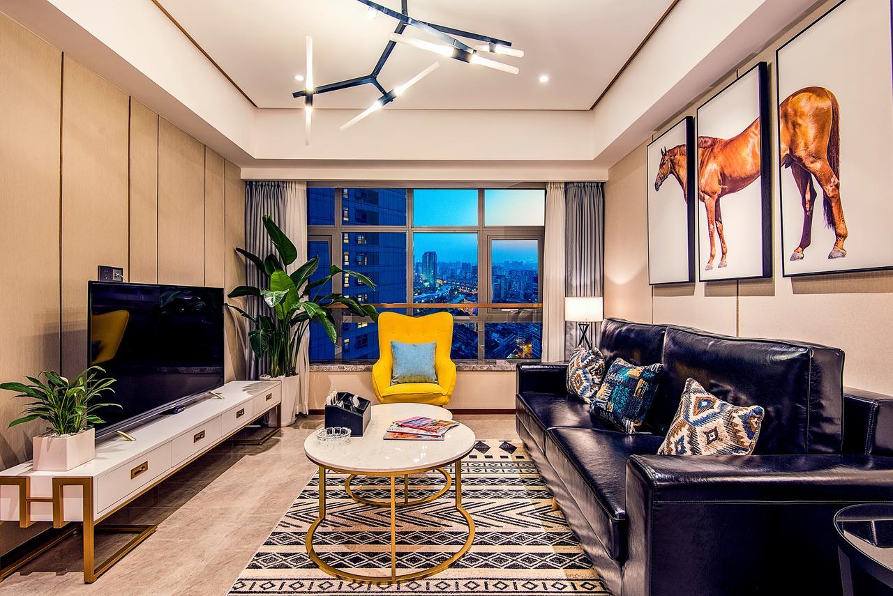Chengdu Cloud Service Apartment Chunxi Taikoo Branch Buitenkant foto