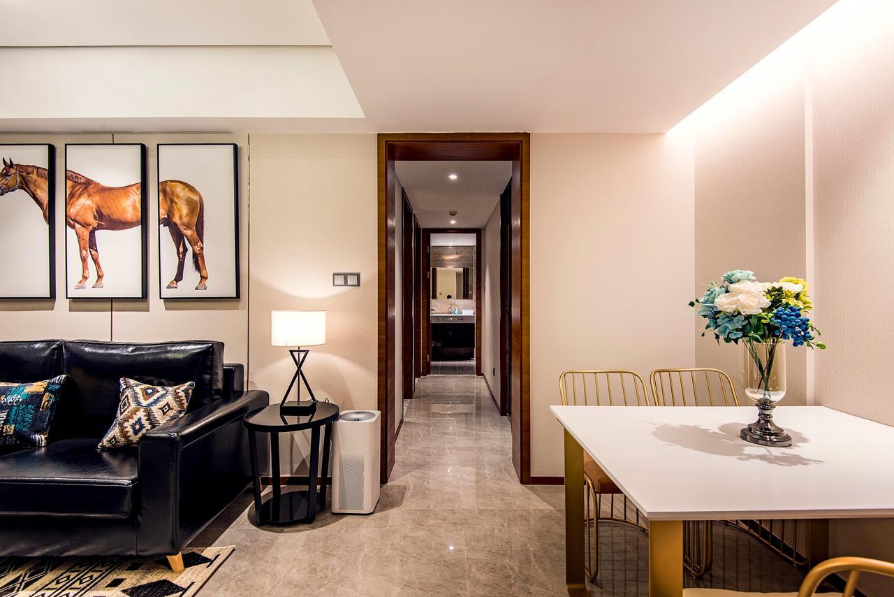 Chengdu Cloud Service Apartment Chunxi Taikoo Branch Buitenkant foto