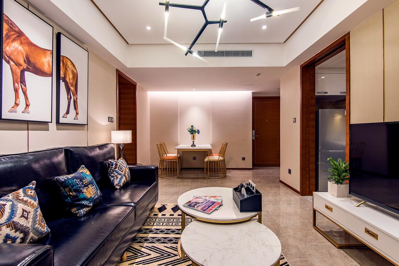 Chengdu Cloud Service Apartment Chunxi Taikoo Branch Buitenkant foto
