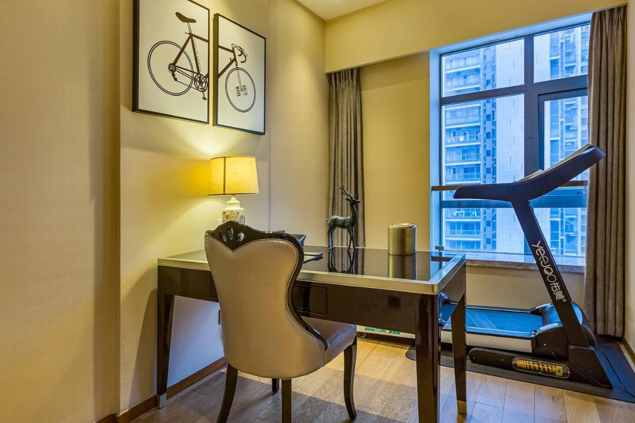 Chengdu Cloud Service Apartment Chunxi Taikoo Branch Buitenkant foto