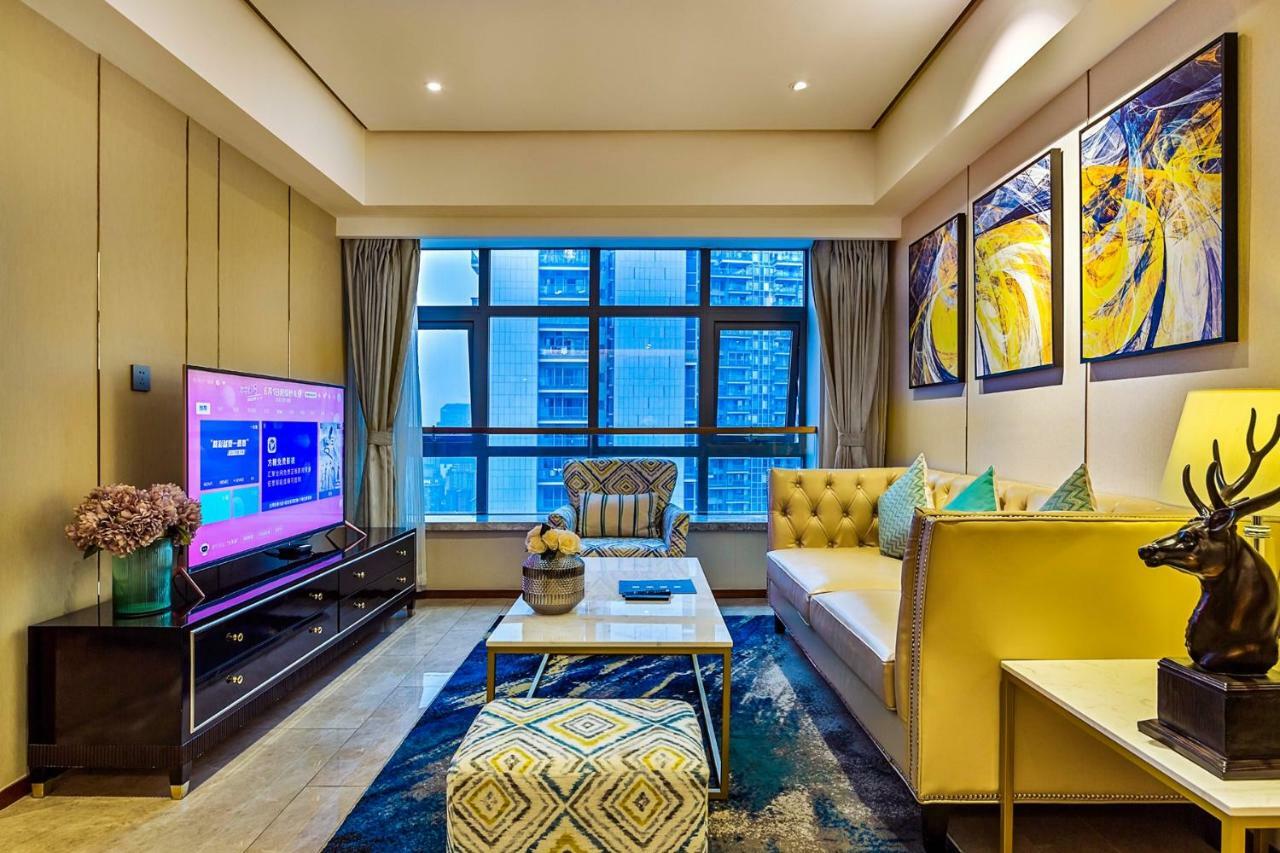 Chengdu Cloud Service Apartment Chunxi Taikoo Branch Buitenkant foto